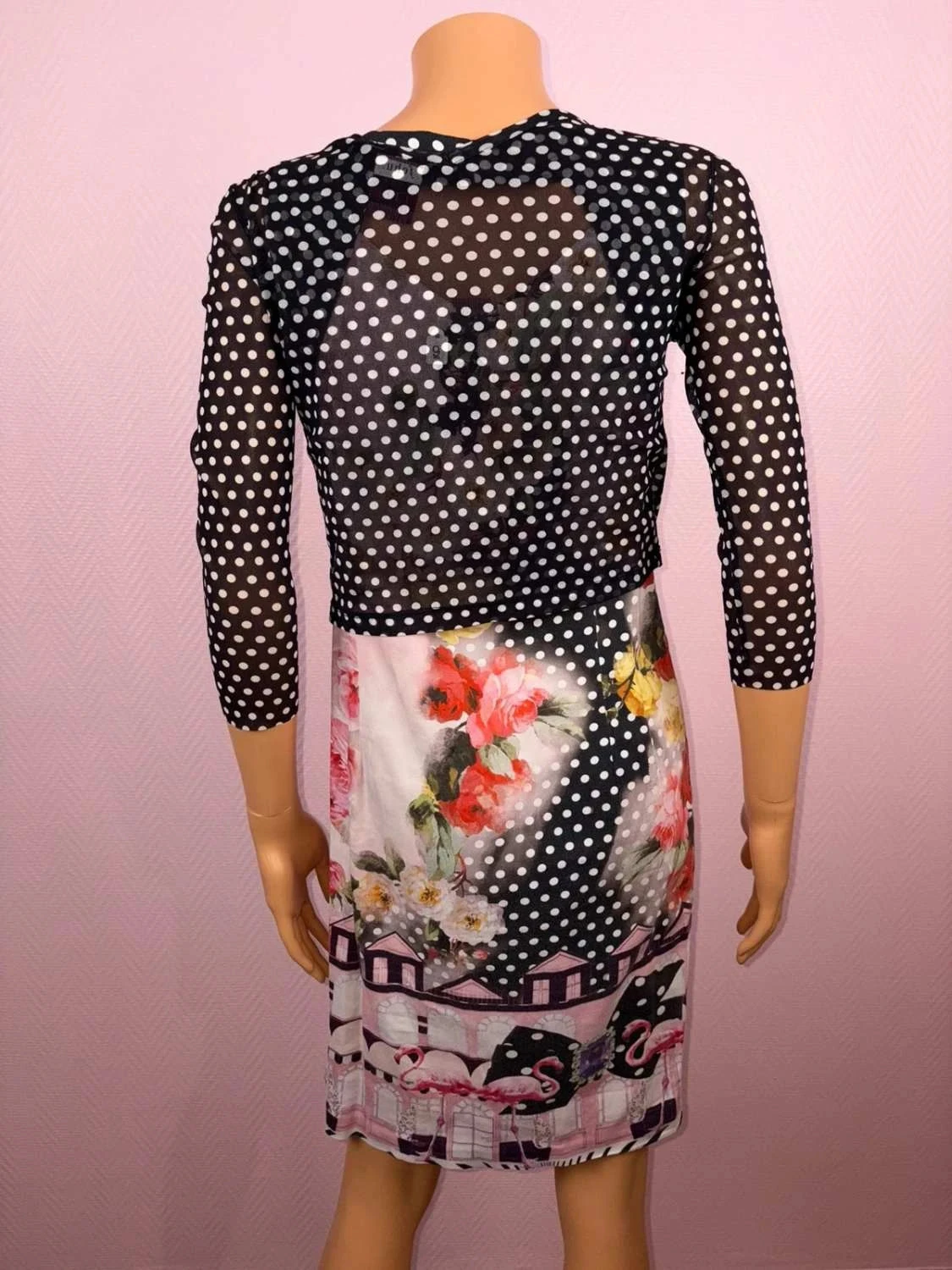 Conjunto de vestido e boleró tamanho 40 em ótimo estado – photo 3